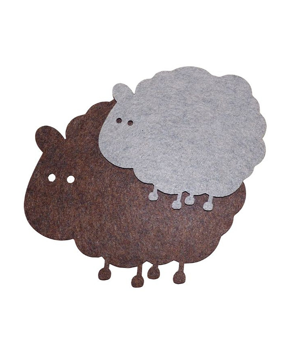 Filzuntersetzer Schaf, 4 Größen, 31 Größen