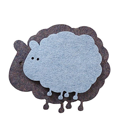 Filzuntersetzer Schaf, 4 Größen, 31 Größen