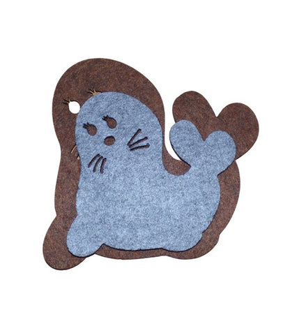 Filzuntersetzer Robbe, 4 Größen