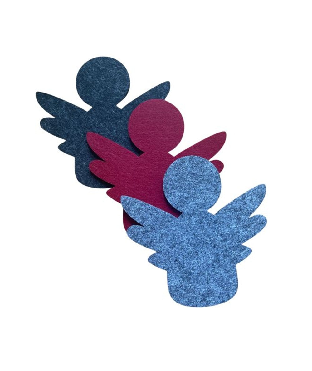 Filzuntersetzer Engel – Festliche Tischdeko in deiner Wunschgröße & Farbe