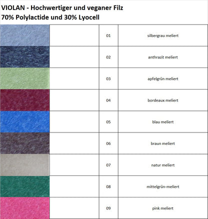 Herdabdeckung aus VIOLAN-Filz – natürlicher Kochfeldschutz & extra Arbeitsfläche