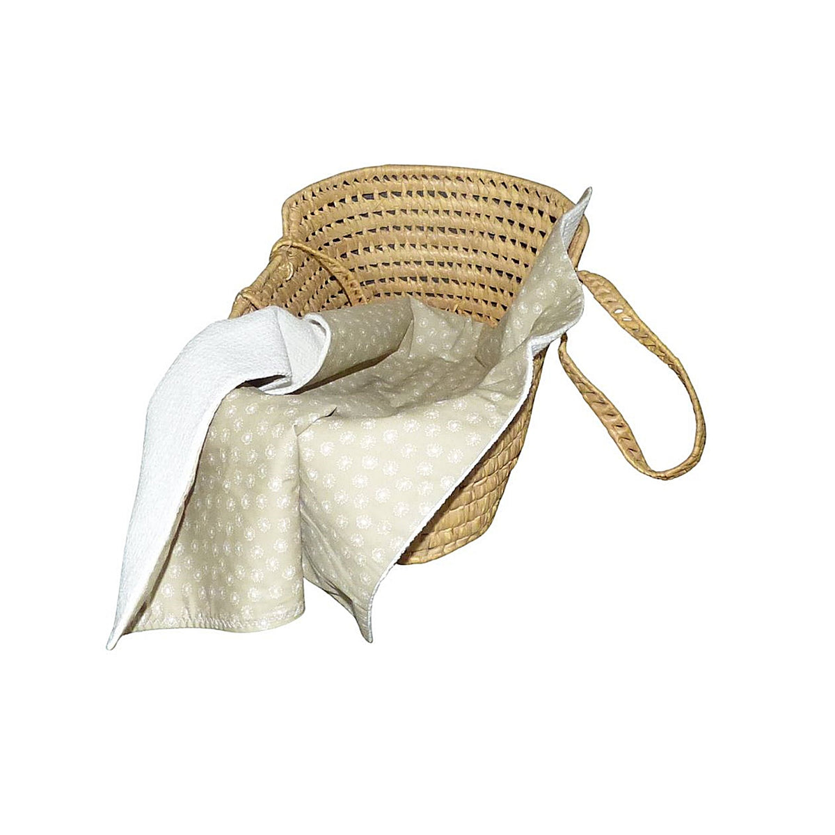 Babydecke Baumwolle, beige Pusteblume – StoffAkzente