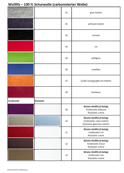 Wollfilztasche für Gesetze, Schönfelder & andere