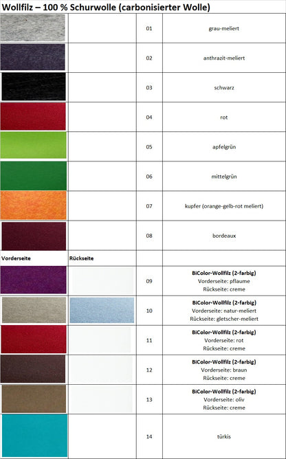 Laptophülle aus Wollfilz – Maßanfertigung für dein 13–15 Zoll Laptop