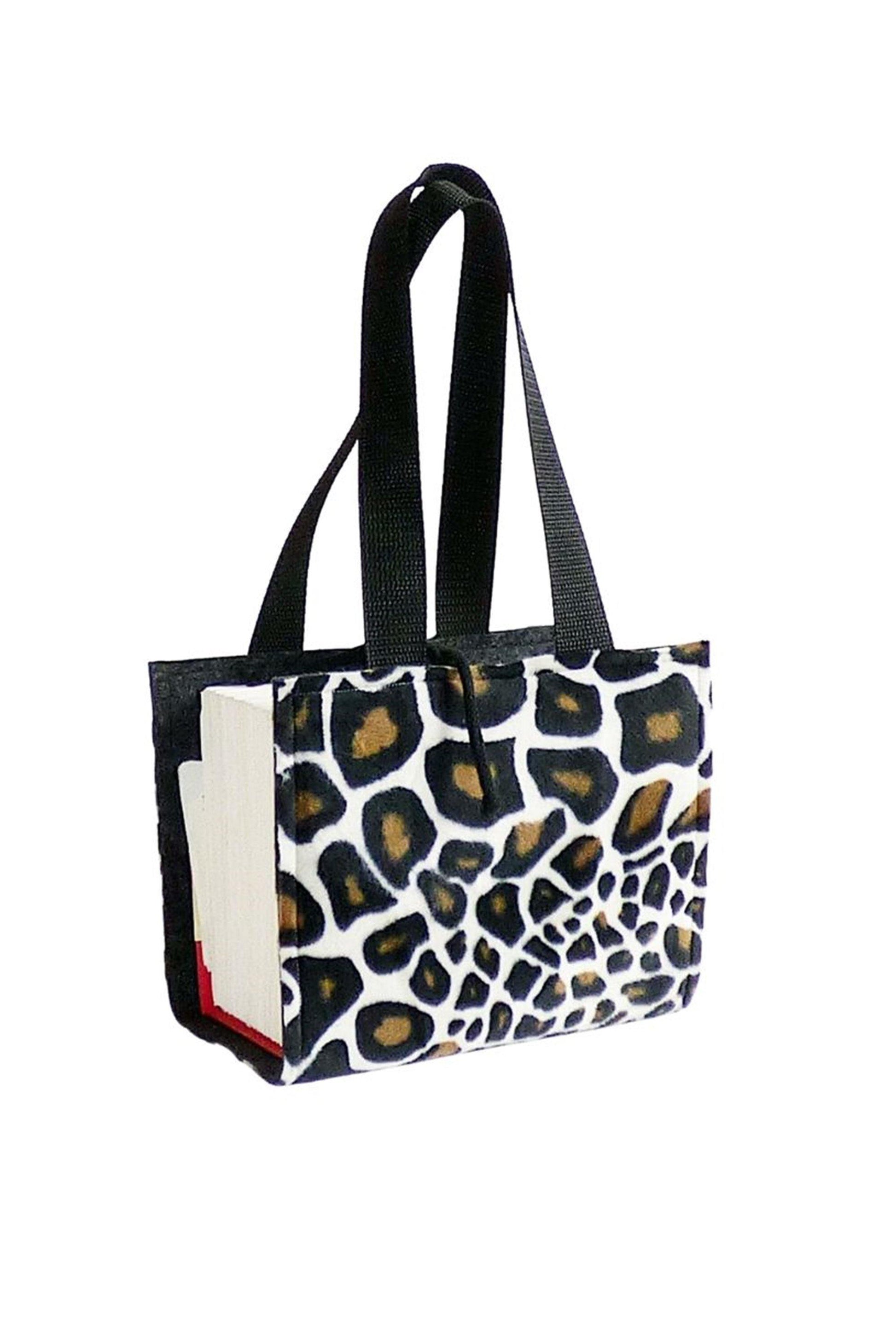 Gesetztasche, Wollfilz, Fellimitat