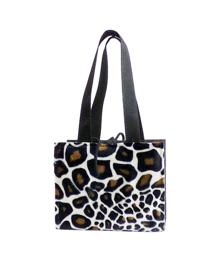 Gesetztasche, Wollfilz, Fellimitat