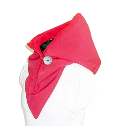 Kapuzenschal, Softshell, rot - StoffAkzente