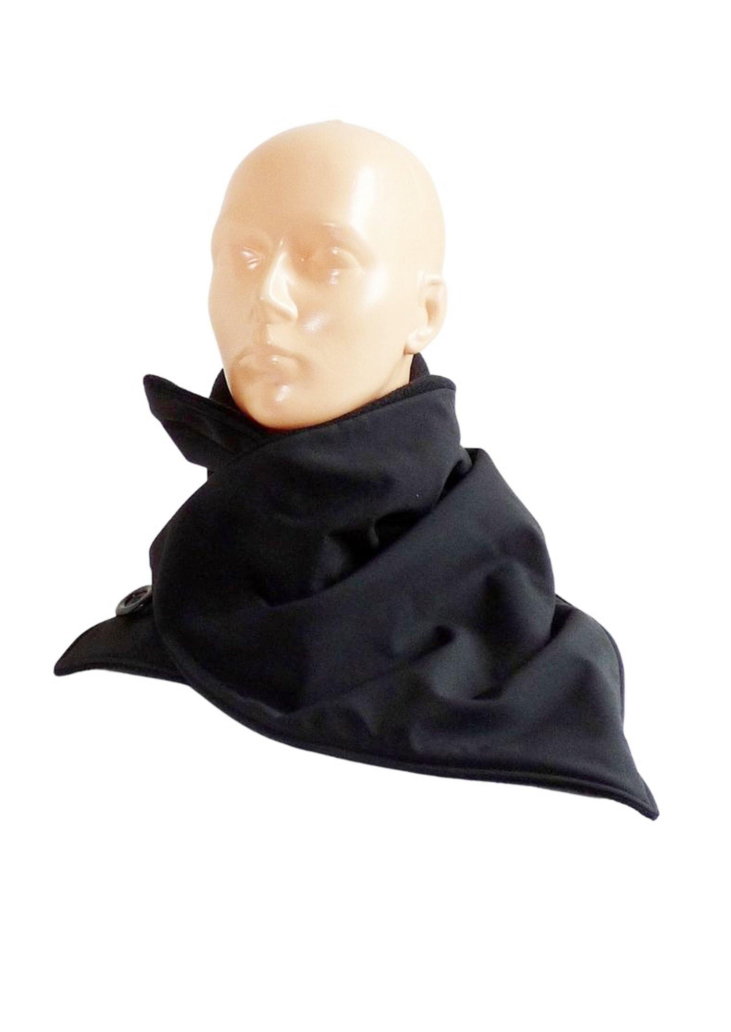 Schal Softshell schwarz Fleece