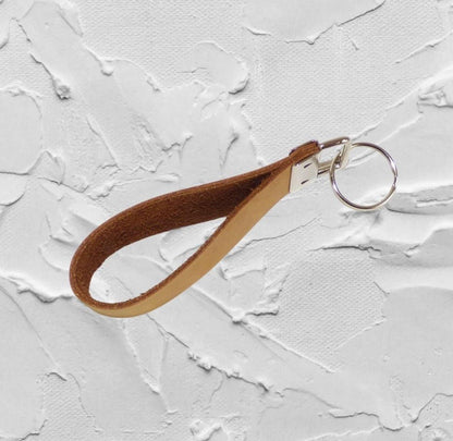 Schlüsselanhänger, Schlüsselband, hellbraun