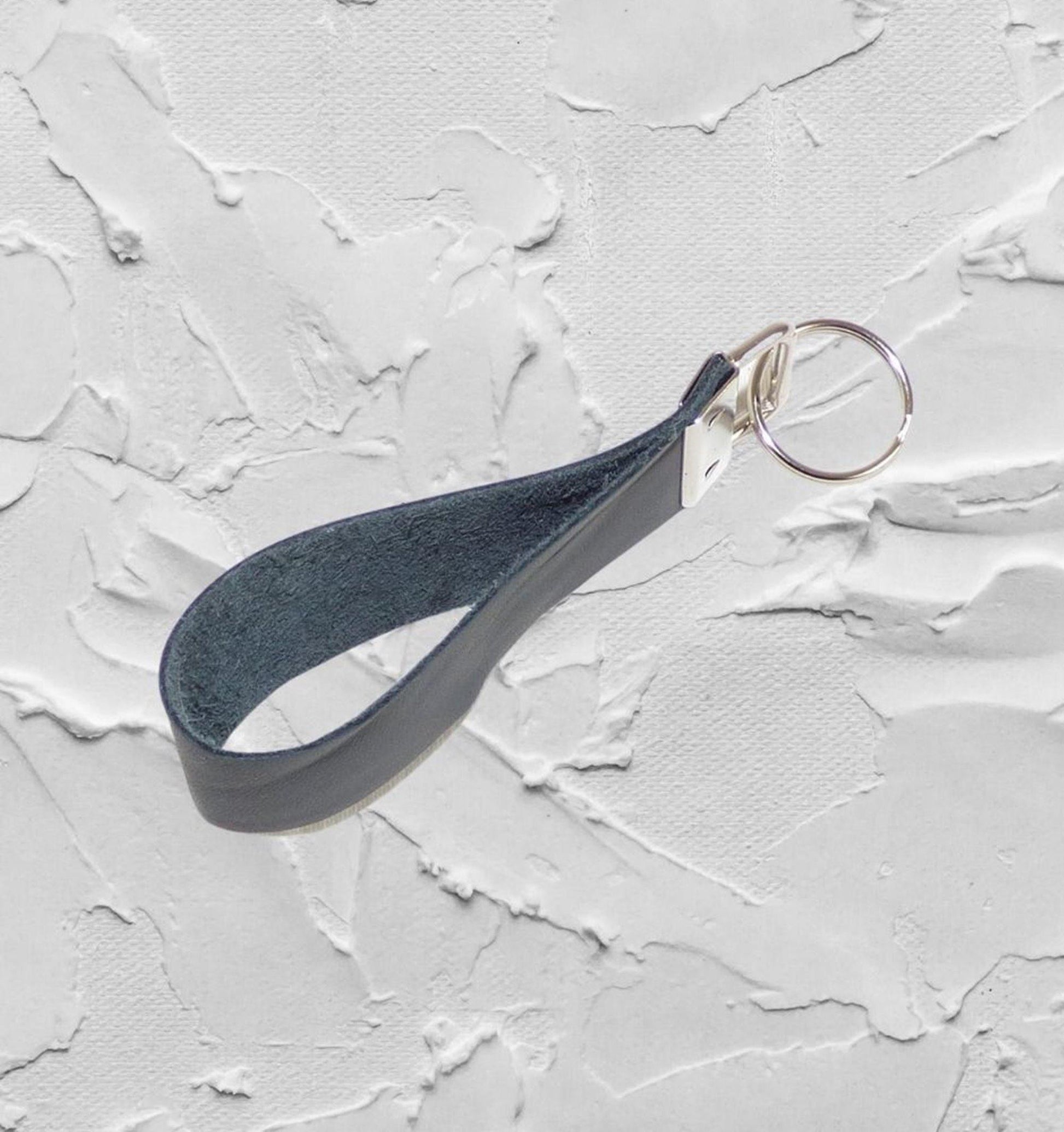 Schlüsselanhänger, Schlüsselband, grau