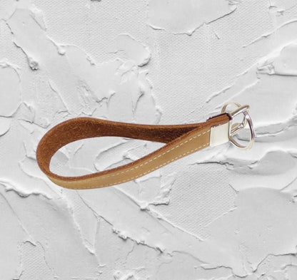 Schlüsselanhänger, Schlüsselband, hellbraun