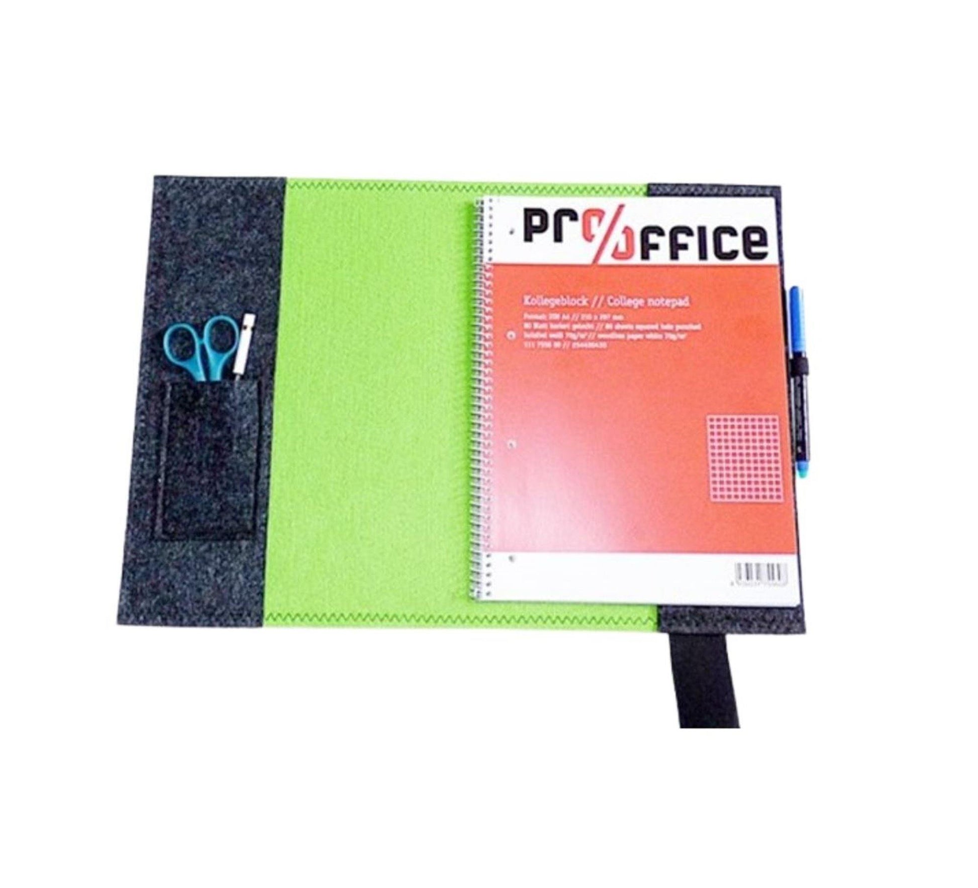 Schreibmappe, Aktenmappe, Filz