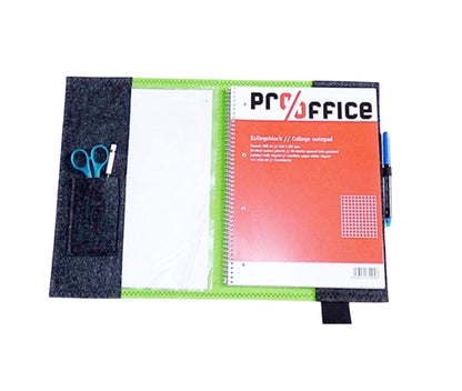 Schreibmappe, Aktenmappe, Filz