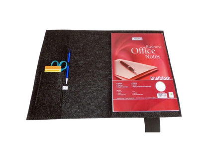 Schreibmappe, Aktenmappe, Wollfilz, Softshell