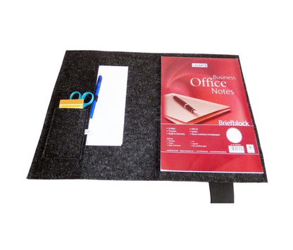 Schreibmappe, Aktenmappe, Wollfilz, Softshell