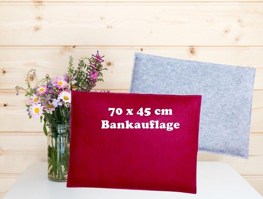 Sitzkissen, Bankauflage Filz