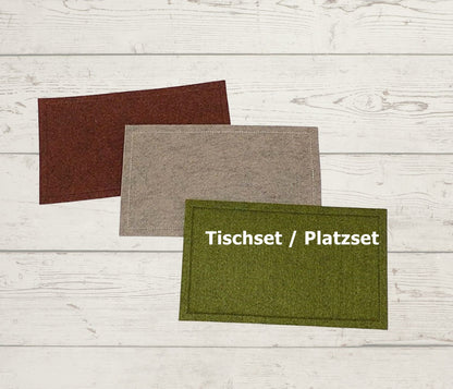 Tischset Platzset Tischunterlage Filz