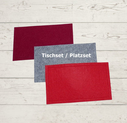 Tischset Platzset Tischunterlage Filz