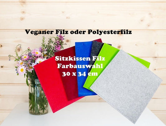 Sitzkissen VIOLAN Filz 30x34 cm