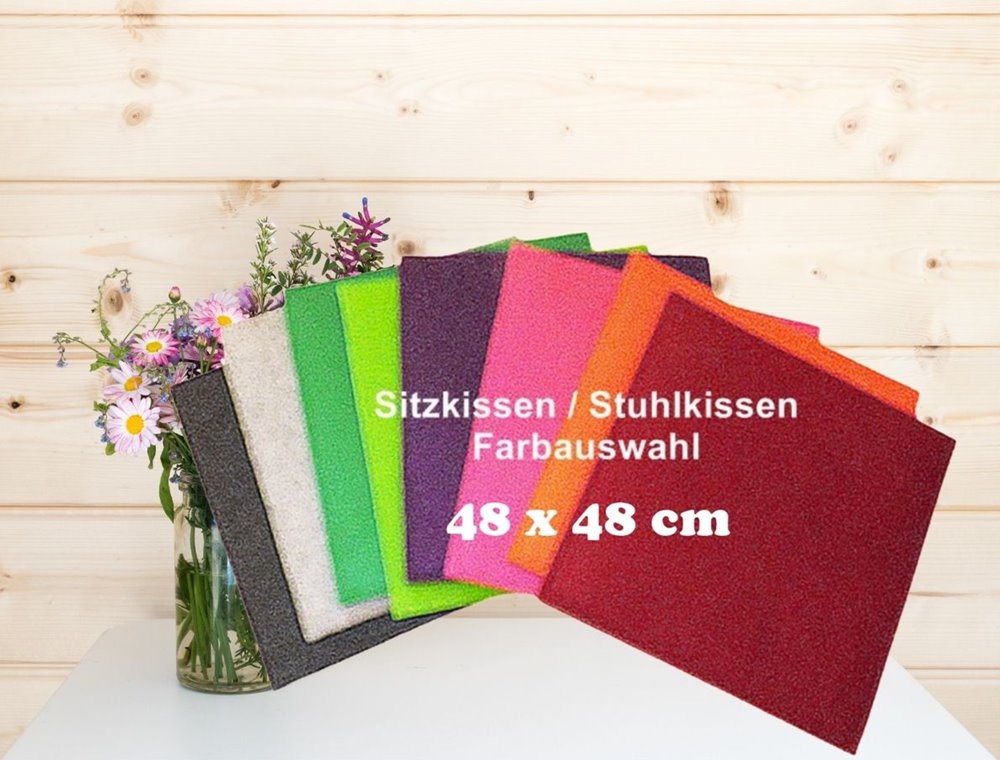 Sitzkissen, Bankauflage Filz