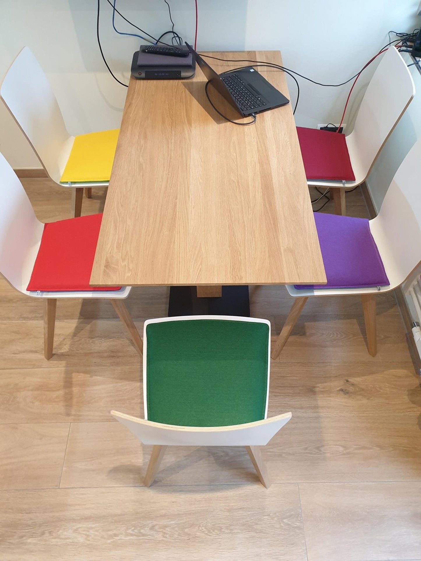 Felt seat cushion, 40x28 cm