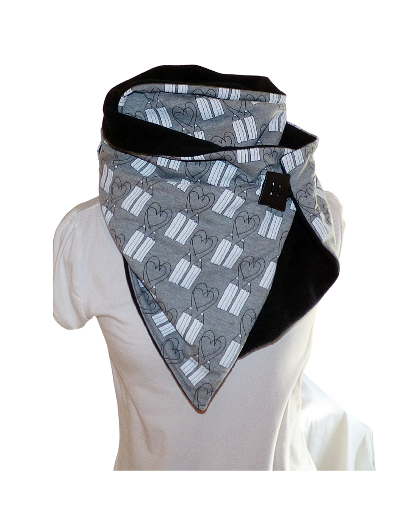 Wickelschals aus weichem Jersey und warmen Fleece.