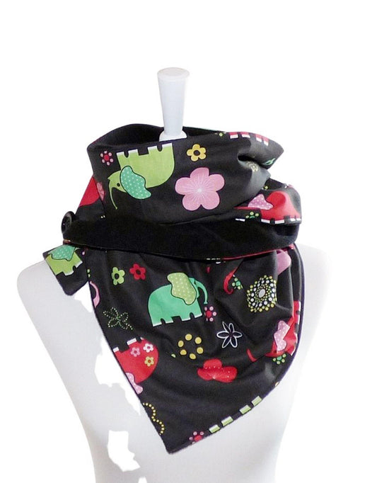 Dreieckschal, Wickelschal, Baumwolle