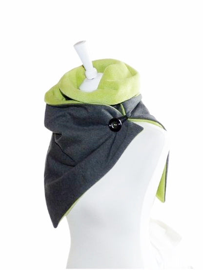 Wickelschal, Sweat, Fleece